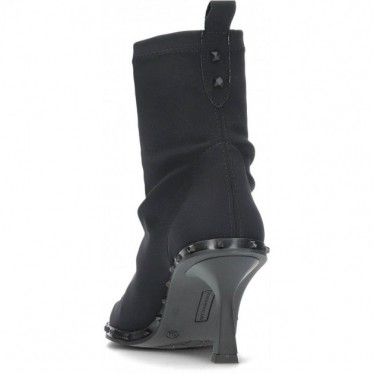 Pedro Miralles Stiefeletten aus elastischem Stoff 28607 Toronto NEGRO