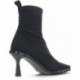 Pedro Miralles Stiefeletten aus elastischem Stoff 28607 Toronto NEGRO