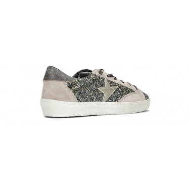 Cetti C-1342 Glitzer Damen-Sneaker GRIS