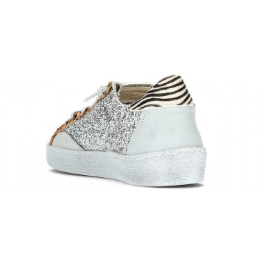 Cetti C-1342 Glitzer Damen-Sneaker BLANCO