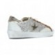 Cetti C-1342 Glitzer Damen-Sneaker BLANCO
