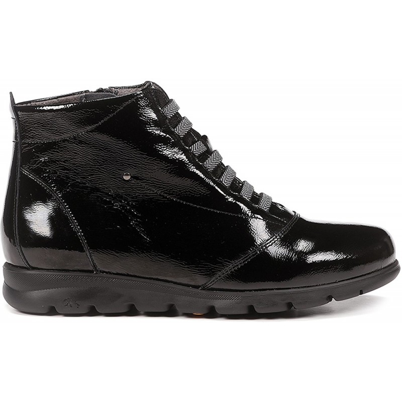 FLUCHOS STIEFELETTEN SUSAN F0356 BLACK_PATENT