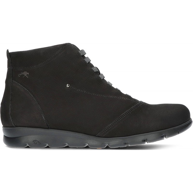 FLUCHOS STIEFELETTEN SUSAN F0356 BLACK