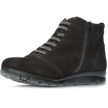 FLUCHOS STIEFELETTEN SUSAN F0356 BLACK
