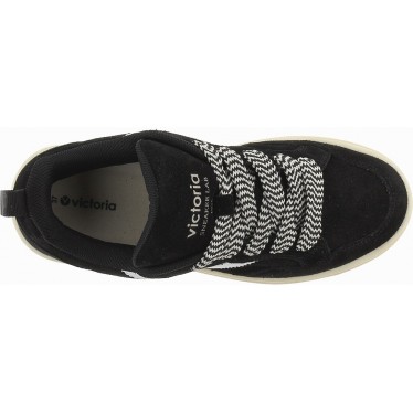 VICTORIA Seoul Wildleder-Oversize-Sneaker 1257128 NEGRO