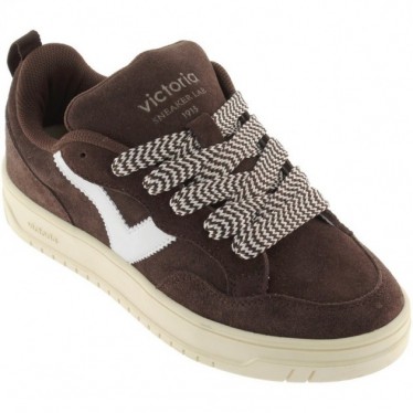 VICTORIA Seoul Wildleder-Oversize-Sneaker 1257128 CHOCOLATE