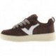 VICTORIA Seoul Wildleder-Oversize-Sneaker 1257128 CHOCOLATE