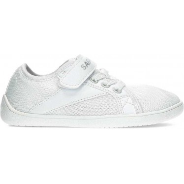 SAGUARO Luck I Unisex Barfuß-Sneaker Respektvoll WHITE