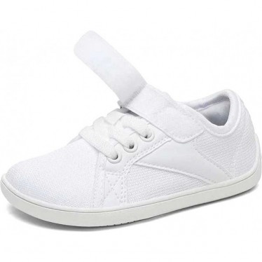 SAGUARO Luck I Unisex Barfuß-Sneaker Respektvoll WHITE