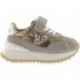 Turnschuhe VICTORIA Viento Kids Metallic 1157105 PLATINO