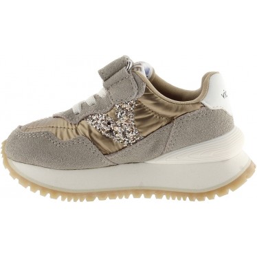 Turnschuhe VICTORIA Viento Kids Metallic 1157105 PLATINO