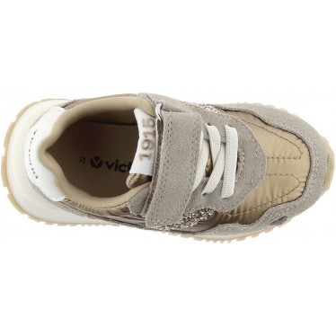 Turnschuhe VICTORIA Viento Kids Metallic 1157105 PLATINO