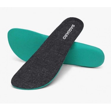 SAGUARO Leinen-Barfuß-Einlegesohle XZI008 BLACK