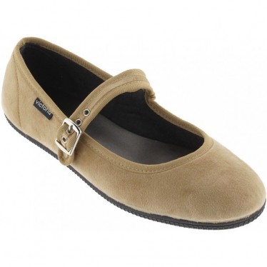 Ballerina VICTORIA Oda Mercedes Samt 104913 MIEL