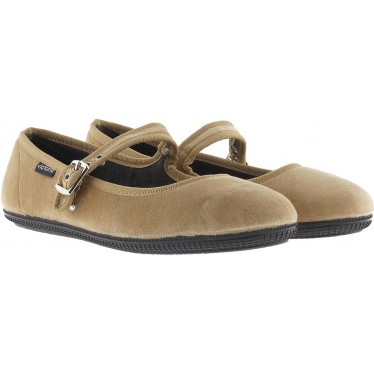 Ballerina VICTORIA Oda Mercedes Samt 104913 MIEL