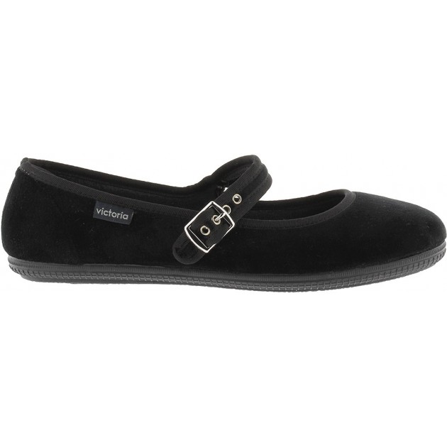 Ballerina VICTORIA Oda Mercedes Samt 104913 NEGRO Ballerina VICTORIA Oda Mercedes Samt 104913 NEGRO