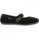 Ballerina VICTORIA Oda Mercedes Samt 104913 NEGRO
