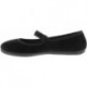 Ballerina VICTORIA Oda Mercedes Samt 104913 NEGRO