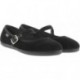 Ballerina VICTORIA Oda Mercedes Samt 104913 NEGRO