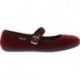 Ballerina VICTORIA Oda Mercedes Samt 104913 BURDEOS