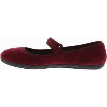 Ballerina VICTORIA Oda Mercedes Samt 104913 BURDEOS