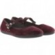 Ballerina VICTORIA Oda Mercedes Samt 104913 BURDEOS