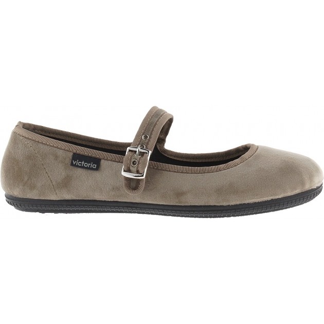 Ballerina VICTORIA Oda Mercedes Samt 104913 BEIGE Ballerina VICTORIA Oda Mercedes Samt 104913 BEIGE