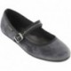 Ballerina VICTORIA Oda Mercedes Samt 104913 GRIS