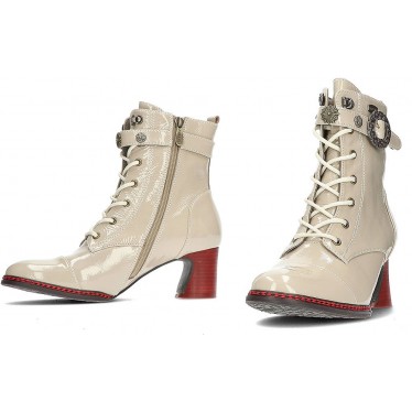 LAURA VITA Incao 10 Damen Stiefeletten BEIGE