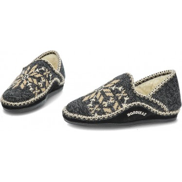 NORDIKAS CLASSIC CAB 3002 SLIPPER NEGRO_2