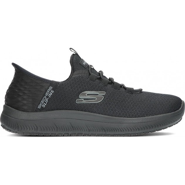 SKECHERS Work 200205EC Slip-Ins Colsin Sneakers BLACK