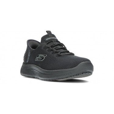 SKECHERS Work 200205EC Slip-Ins Colsin Sneakers BLACK