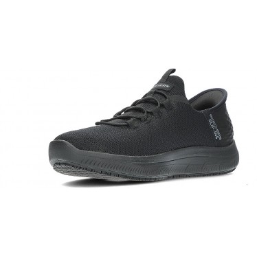 SKECHERS Work 200205EC Slip-Ins Colsin Sneakers BLACK