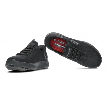 SKECHERS Work 200205EC Slip-Ins Colsin Sneakers BLACK