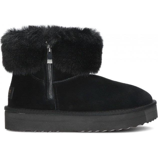 Australischer Stiefel Gioseppo 73881 Mendon BLACK Australischer Stiefel Gioseppo 73881 Mendon BLACK