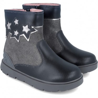 Biomecanics Mädchenstiefel 241213 Sterne NEGRO_A054