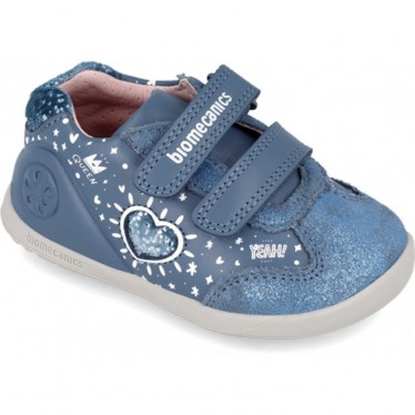 Biomecanics Mädchen-Sneaker 241163 Herz PETROL