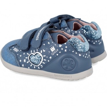 Biomecanics Mädchen-Sneaker 241163 Herz PETROL