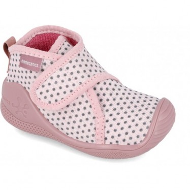 Biomecanics 241157 Polka Dots Mädchenhausschuhe ROSA