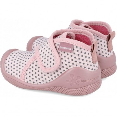 Biomecanics 241157 Polka Dots Mädchenhausschuhe ROSA