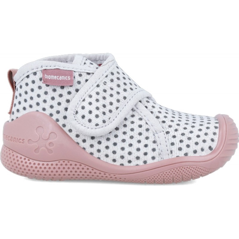 Biomecanics 241157 Polka Dots Mädchenhausschuhe BLANCO