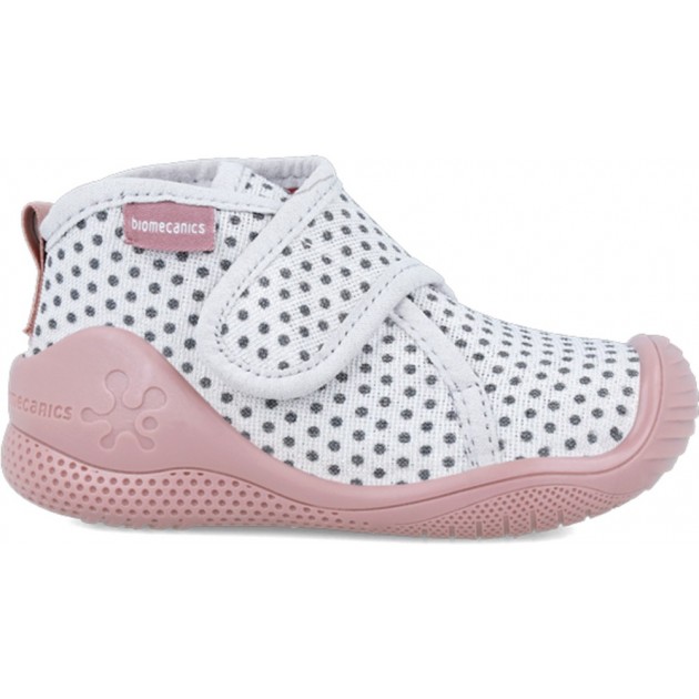 Biomecanics 241157 Polka Dots Mädchenhausschuhe BLANCO Biomecanics 241157 Polka Dots Mädchenhausschuhe BLANCO