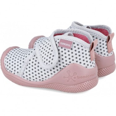 Biomecanics 241157 Polka Dots Mädchenhausschuhe BLANCO