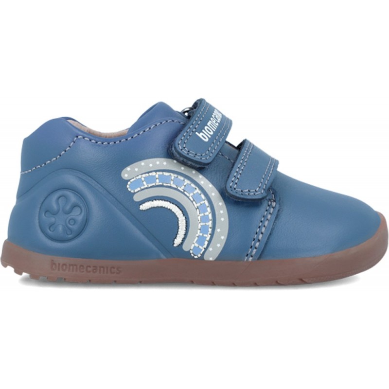 Biomecanics Mädchen-Sneaker 241162 Rainbow PETROL