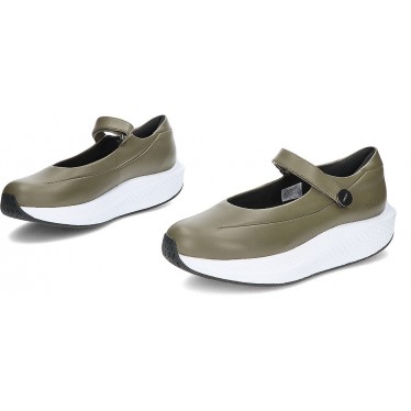 Damen-Ballerinas MBT 703549 Sirima 8 OLIVE