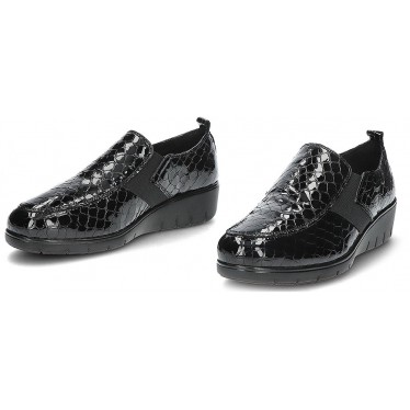 Mokassins für Damen Doctor Cutillas 60338 Elastics NEGRO