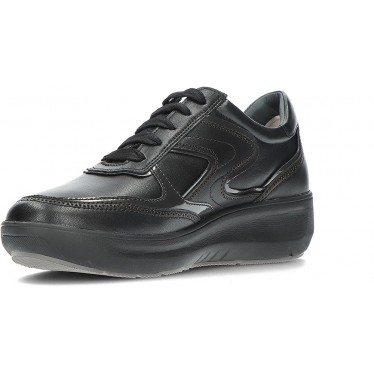 Stonefly 221574 Rock 27 Nappa LTH Damen-Sneaker BLACK