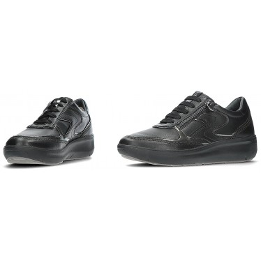 Stonefly 221574 Rock 27 Nappa LTH Damen-Sneaker BLACK