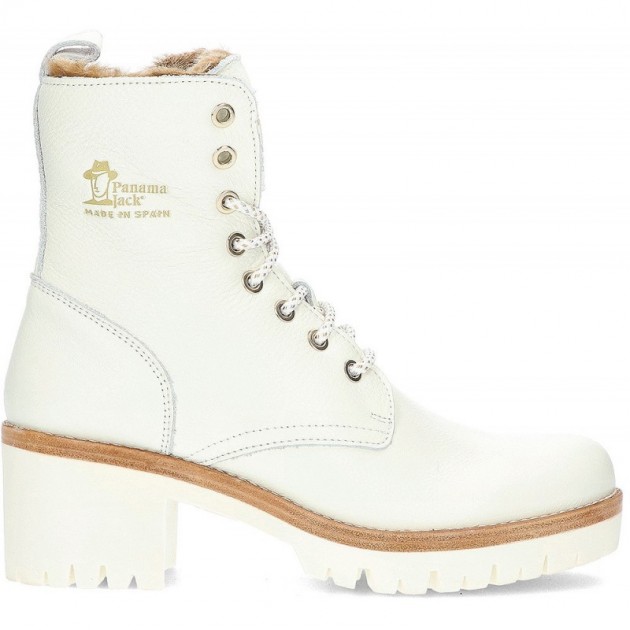 HAARIGE PADMA-STIEFEL PANAMA JACK BLANCO