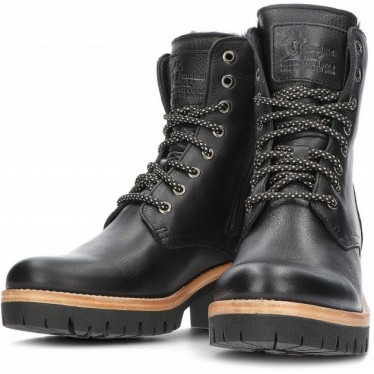 HAARIGE PADMA-STIEFEL PANAMA JACK NEGRO